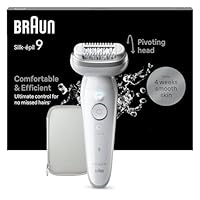 Braun Silk-épil 9 Depilatore Donna, Epilatore Elettrico Donna Con Testina Flessibile Per Una...