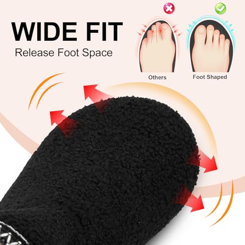 LeIsfIt Slippers for Women Warm Bootie Slippers Cozy Winter House Shoes Non-slip Bedroom Slipper Socks Ladies Slip on Slipper Boots2