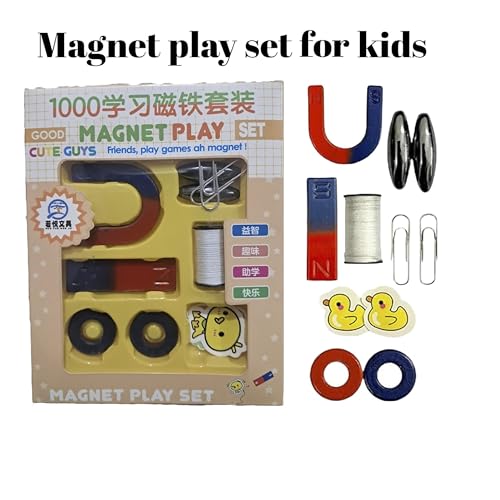 Image of Small Educational Magnetic Science Experiment Kit - Return Gifts Birthday Party for Kids - Return Gift for Kids Birthday Age 6-10 8-12 Years (Pack of 1) Random Color