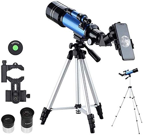 SLM-max Telescopio HD,F40070M Monocular astronómico con trípode Refractor Catalejo Zoom de Alta...
