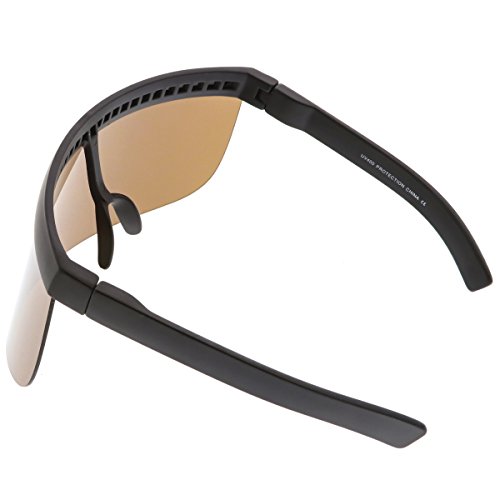 Image of zeroUV Visor Sunglasses for Men and Women, Futuristic Face Shield Glasses with UV400 Protection 172mm