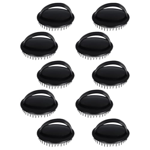 AUTSUPPL 10 Cepillos De Masaje Para Champú Cepillo Para El Cabello Cepillo Exfoliante Para El Cuero Cabelludo