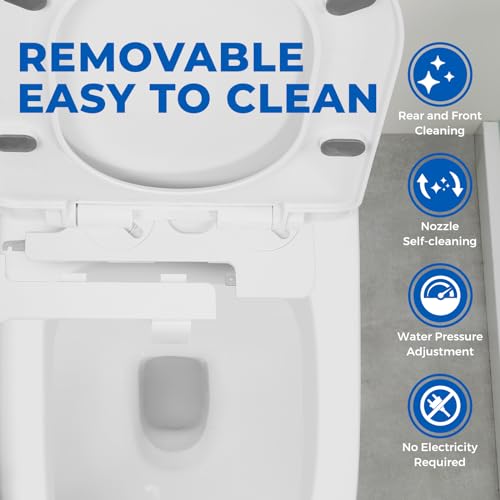 RV Bidet Self-Cleaning Bidet Adjustable Dual Nozzles Bidet for RV Toilet Clean Camper RV Bidet Easy Installation RV Bidet for Camper Toilet - Thumbnail 3