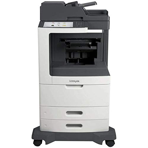 Lexmark MX810de Multifunction Monochrome Laser Scanner Copier Fax Printer (Renewed)