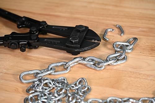 Image of Century Drill & Tool 72742 Bolt Cutters, 24 inch | Cuts bolts chains padlocks and wire mesh, Steel handles with comfort grips