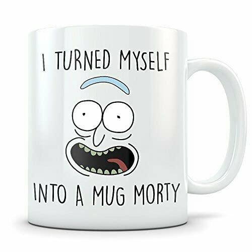 Rick Theme I Turned Myself Into A Mug 11 oz Coffee Mug Christmas, Birthday Gift