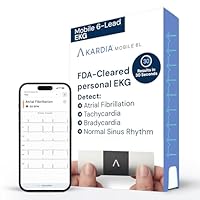 AliveCor KardiaMobile 6L ECG di livello medico | L’ECG Portatile a 6 Derivazioni | Rileva la...