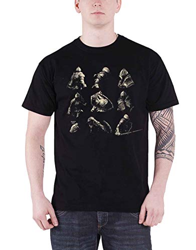 Difuzed Demon's Souls - Circles - Herren-T-Shirt, kurzärmelig, Schwarz, L