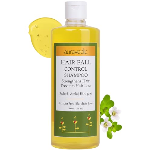 Auravedic Hair Fall Control Shampoo, Sulfate-Free, 16.9oz
