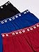 BOSS Hugo Men's 3-Pack Cotton Trunk, New Red/Blue/Black, Large
