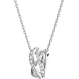 Lieferumfang: 1 x Swarovski Twist Set, 38 cm lange, rhodinierte Halskette und 1.3 cm große Ohrstecker mit Swarovski Kristallen, inklusive einer Swarovski Box