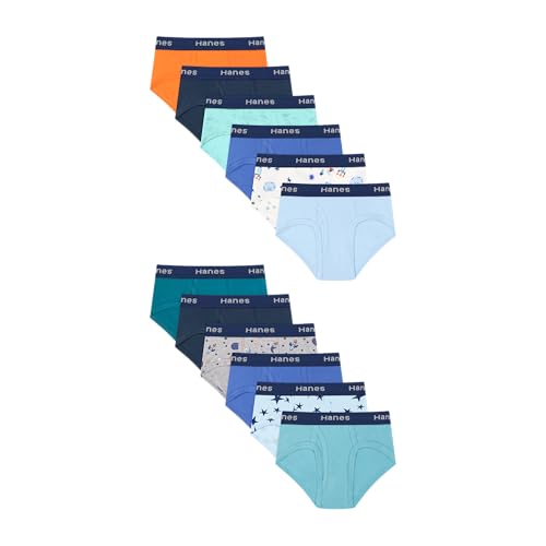 Image of Hanes boys Underwear Boxer Briefs Pack, 8-pack, Cotton-stretch Dyed Boys' Underwear, Moisture-wicking
