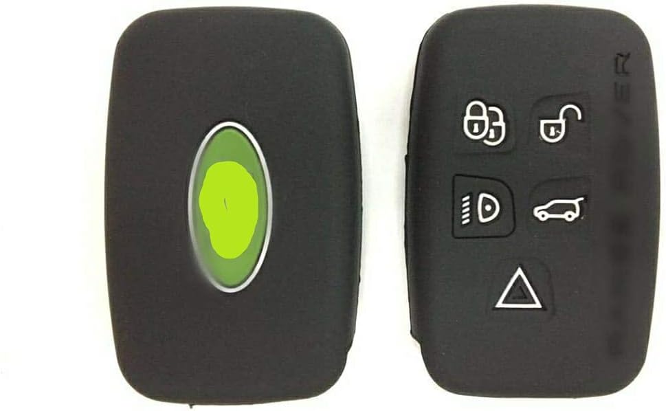 CLOUDSALE Silicone Smart Key Cover for Range Rover Discovery Evoque