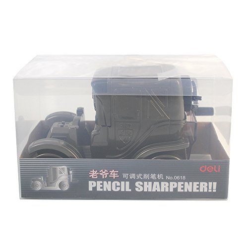 Deli Classic Car Pencil Sharpener 618 Brown #TOP5