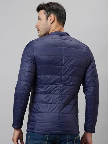 Image of Being Human Blue Regular Fit Men's Jacket Clothing