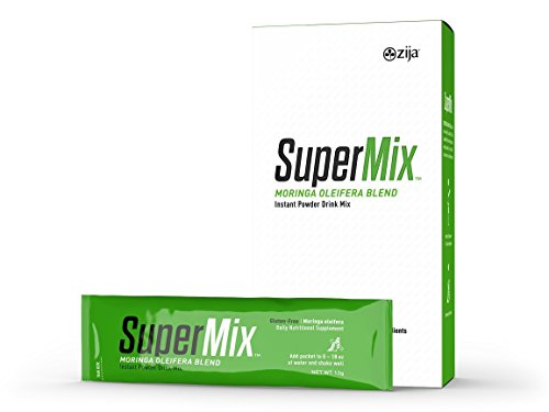 Zija SuperMix Moringa Oliefera Detox Dietary Supplement 32 Sachets - 15 oz (416g)