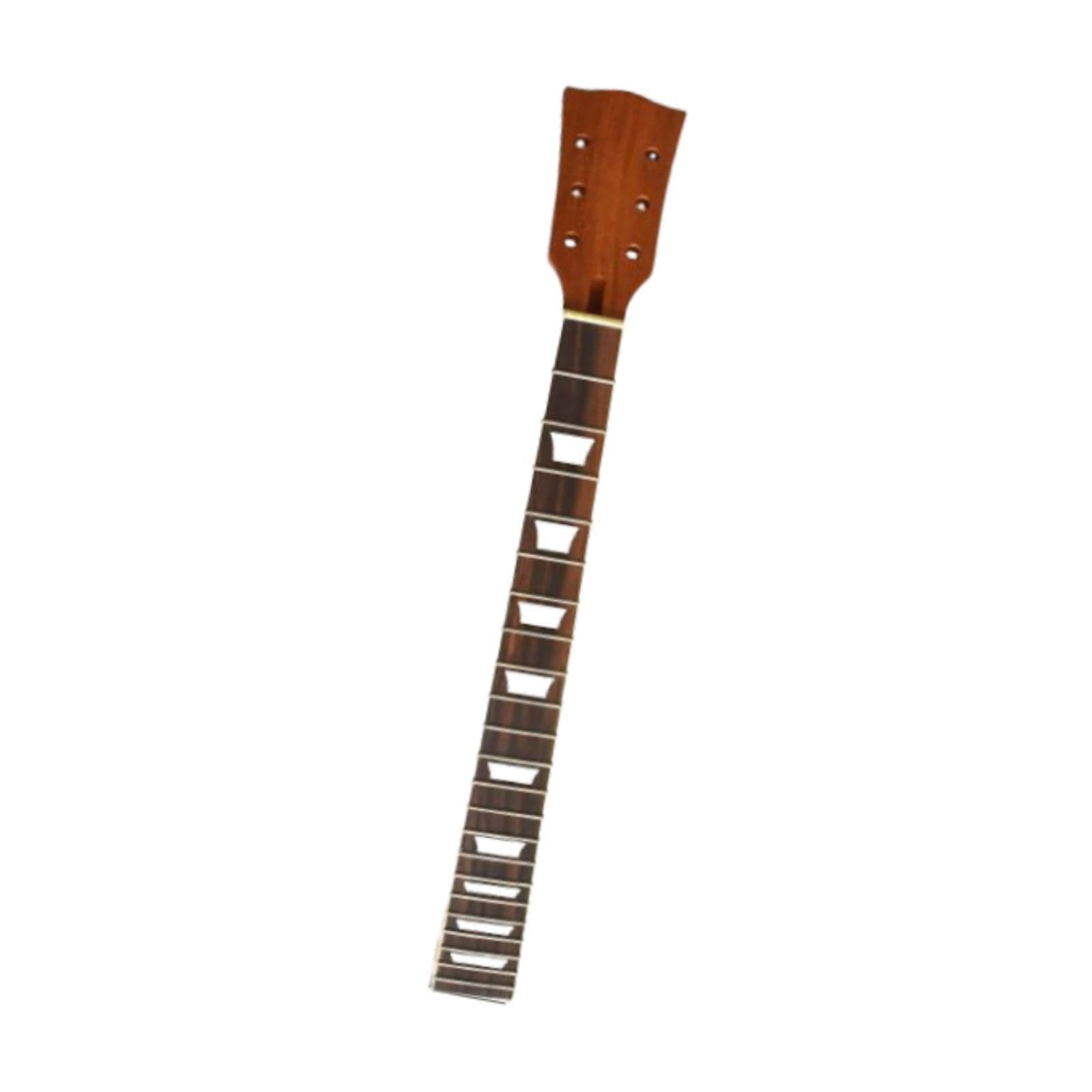 Tastiera in palissandro per principianti, manico per chitarra elettrica di ricambio, 22 tasti, parte in legno costruita per durare, parti di ricambio