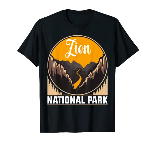 Senderismo en el Parque Nacional Retro Zion Utah Camiseta