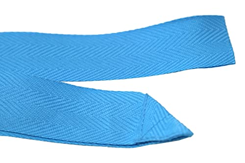 Bracelets d'équipe 70 cm rubans de fête HALE bleu ciel de 4 cm de large