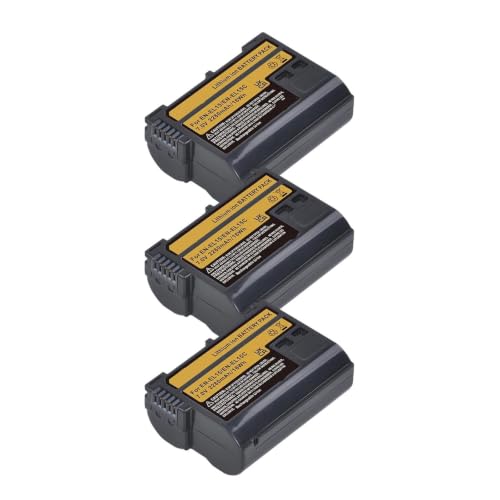 Batería EN-EL15C EL15C EN EL15 repuesto triple con cargador dual usb para cámaras de fotos
