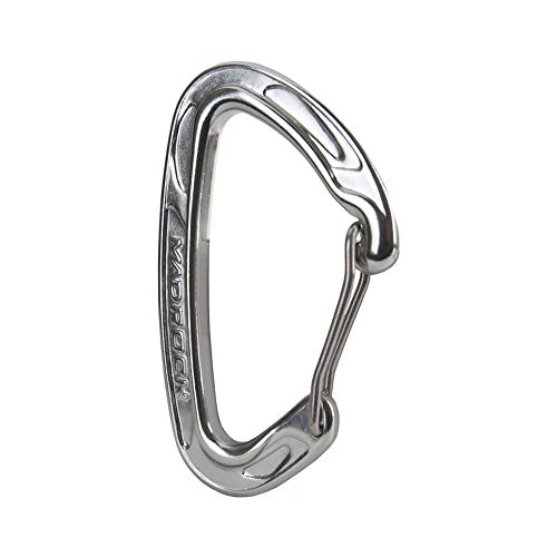Mad Rock Ultra Light Straight Carabiner (Silver)