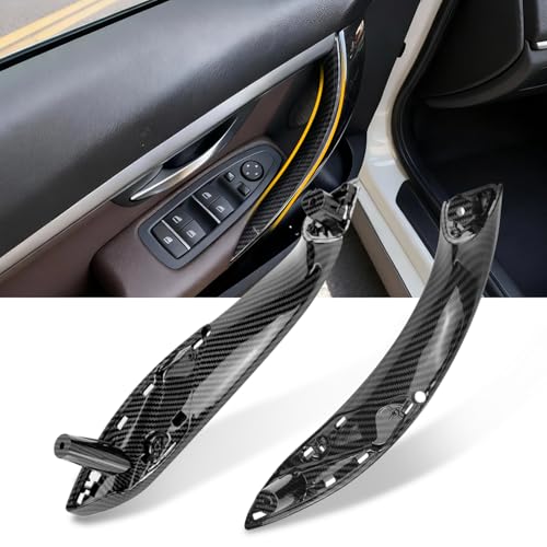 【Veicoli Compatibili】Questa maniglia porta interna fibra di carbonio specialmente compatibile con bmw serie 3 F30/F31/F34/F80:320,328,330,335,M3(2012-2018) e serie 4 F32/F33/F36/F82/F83:428,435,M4(2014- 2017). Questo bracciolo interno F30 è compatibile solo con i sedili anteriori di alcuni modelli, e sia con quelli anteriori che posteriori di altri. Si prega di controllare i dettagli del prodotto prima dell'ordine.