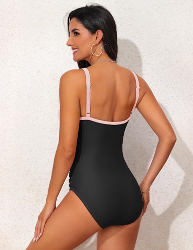 Image of Firpearl Women's Underwire Swimsuits Tummy Control One Piece Bathing Suits