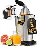 LEBENLANG Spremiagrumi elettrico 600W - Cono in acciaio inox & senza BPA I Spremi agrumi elettronico...