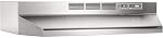 Broan-NuTone 413004 Hotte sans ductless sans duc, avec ventilateur d'échappement pour sous-armoire, 30-Inch, Acier inoxydable