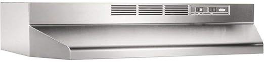 Broan-NuTone 413004 Non-Ducted Ductless Range Hood with Lights Exhaust Fan