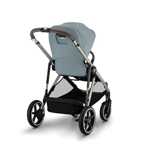 Miniatura 2 de Cybex Cochecito Gold Gazelle S, Desde El Nacimiento Hasta Los 4 Años Aprox., Máx. 22 Kg Modo Individual 2x 22 Kg Modo Dúo , Sistema Todo En 1 Con 20 Configuraciones, Stormy Blue