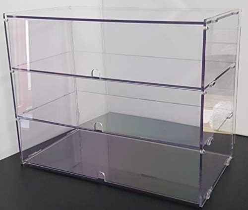 Trim Food Safe Clear Acrylic Counter Top Cake Sandwich Bakery Display Case (3 tiers) DD840