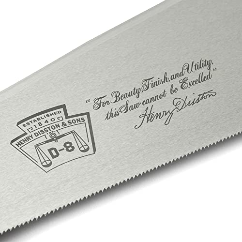 Disston 26-Inch Walnut Handle Cross Cut Saw, Professional Saw For Wood, Laminate, Plastic, 10 Tpi #TOP2