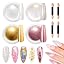 ‎B| 2 Pearl and 2 Mirror Nail Powder