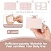 Matwsec 45 Sheets Moleskin for Blisters, Mole Skin Patch for Feet, Moleskin Tape for Feet Blister Prevention, Moleskin Padding for Boots Hiking Reducing Metatarsal, Heel, and Toe Pain from Friction