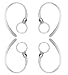 PL Earhooks for Wireless Bluetooth Headset - Pack of 4 - White/Clear