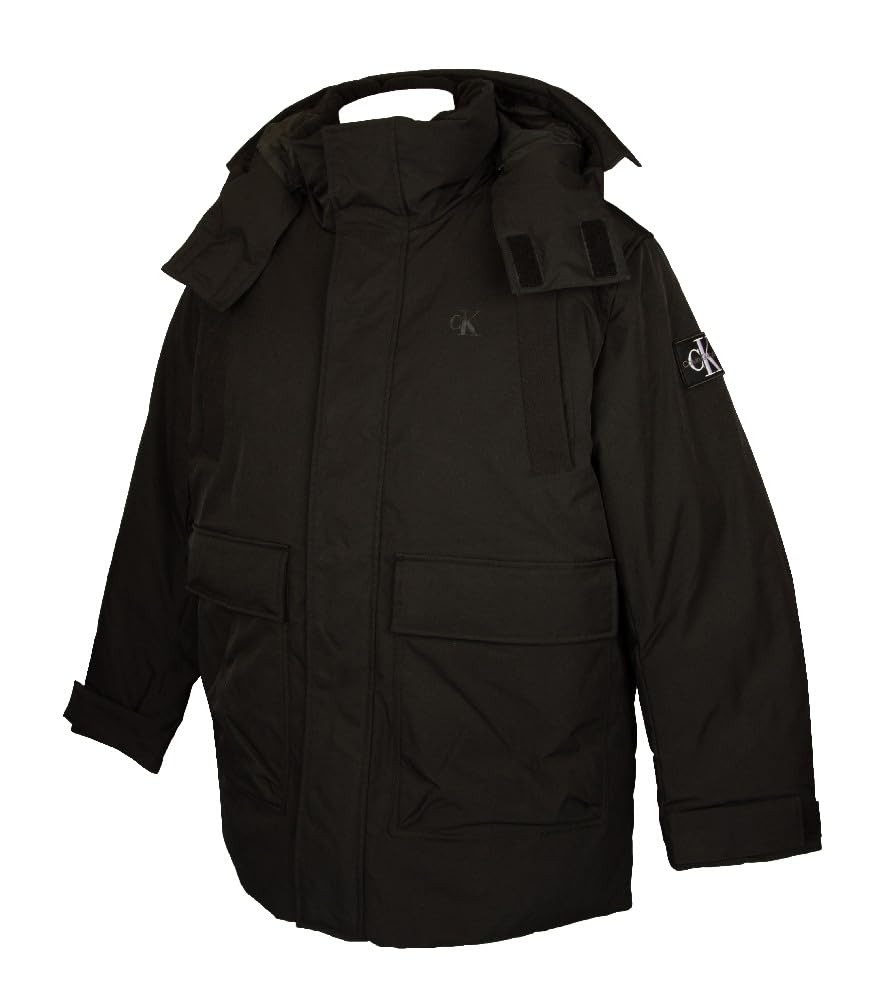 Veste d'hiver CK matelassée Calvin Klein Jeans à capuche amovible J30J321969 - 2
