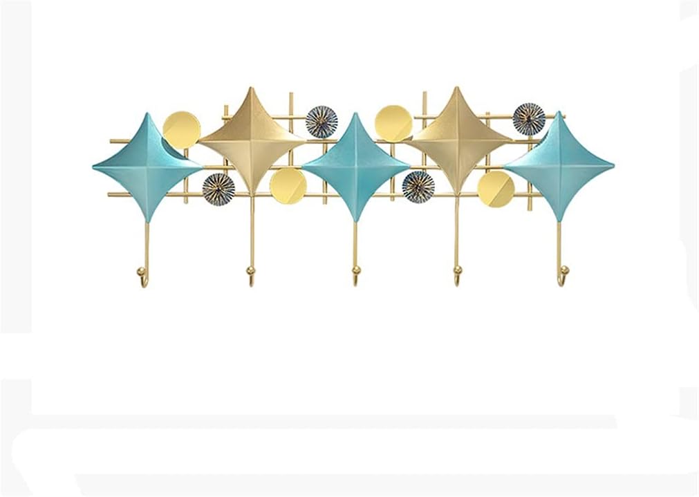 Door Back Coat Hook Porch Rack Metal Hook Nordic Wall Hanging Coat Hook(L)