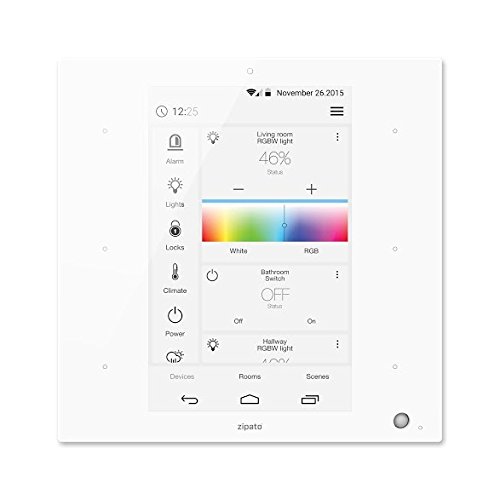 Preisvergleich Produktbild ZIPATO ZT.ZWEUZBEE.G.WHT ZipaTile-Home Control System All In One Z-Wave Plus, White