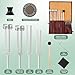 MoResolune Tuning Torks for Healing Set 128hz 136.1hz 256hz 384hz Tone Therapy Healing Sound Bath Instrument for Chakra Yoga Diapasones Terapeuticos Meditation Tools and Activator