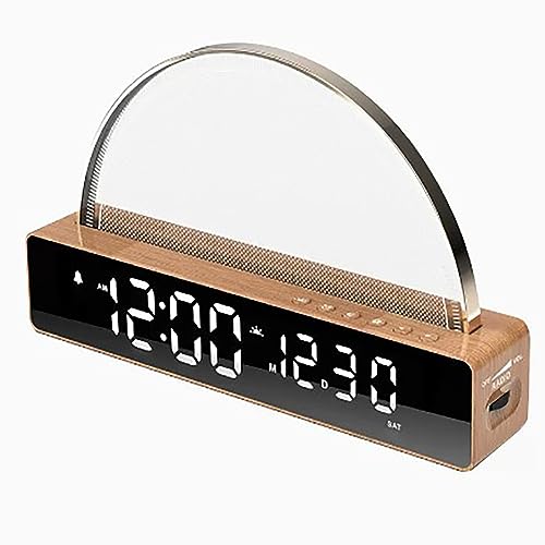 JUNENTER ライト付き目覚まし時計 日の出と日の入りをシミュレート 多機能ディスプレイ 明るさ調節可能 無段階調光可能 自然光環境をシミュレート 6つの音楽アラーム付き JUNENTER ライト付き目覚まし時計 日の出と日の入りをシミュレート 多機能ディスプレイ 明るさ調節可能 無段階調光可能 自然光環境をシミュレート 6つの音楽アラーム付き