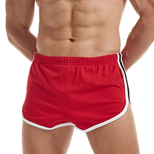 AIMPACT Mens Running Athletic Short Shorts Lightweight Breathable Sexy Booty Shorts Side Split