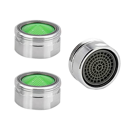 Universal-Wasserhahn-Luftsprudler, 3-teiliger wassersparender Wasserhahn-Luftsprudler für Bad- und Küchenarmaturen Cover