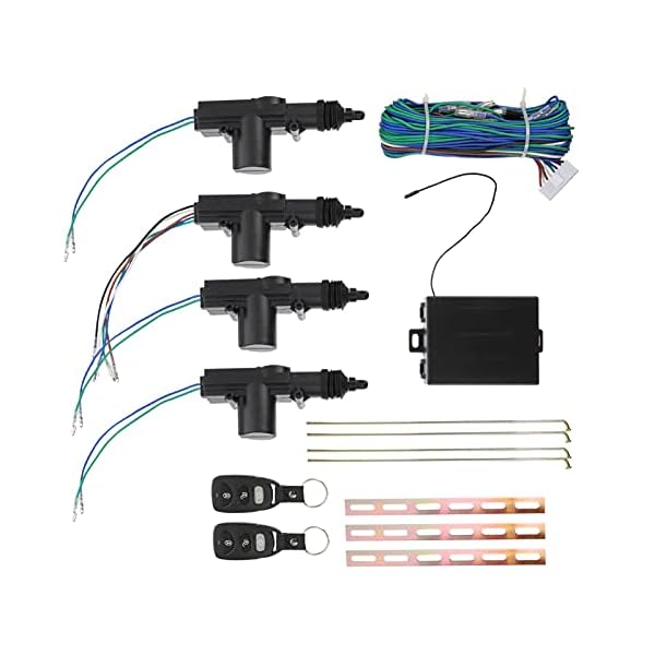 BESPORTBLE 12V Deuren Centrale Vergrendeling Vergrendeling Auto Keyless Entry Kit Met Actuator Beveiligingssysteem Lock