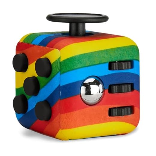 Yetech Rainbow Juguete Antiestrés Stress Cube，Cubo Anti-estrees para niños y Adultos