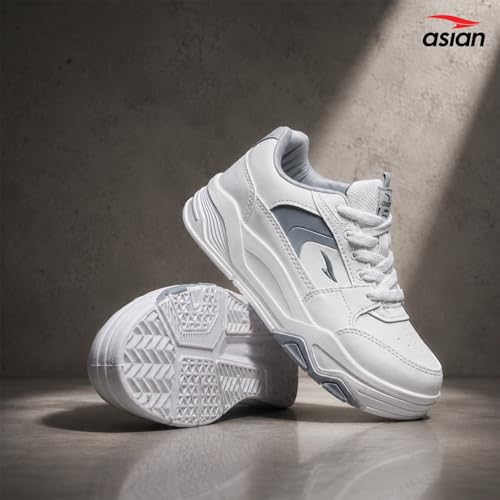 Image of ASIAN Petal-01 Women's Chunky Casual Sneakers | Memory Foam Comfort, Breathable Upper & Shock-Ready Sole | Ideal