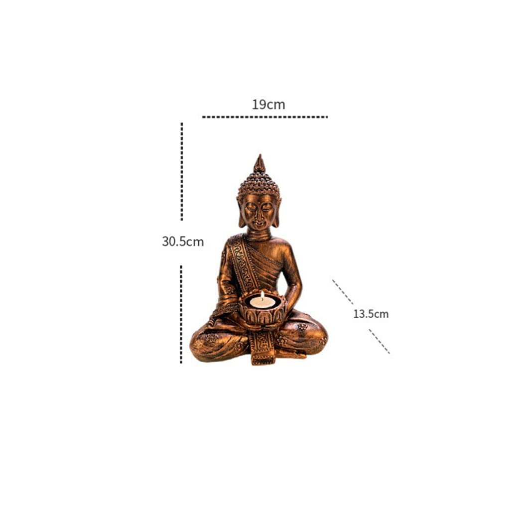 Amazon｜仏像 観音菩薩像 座像 ツゲ 置物 如来 お釈迦様