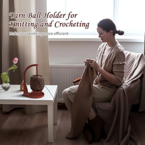 lphgfza model magnetic pendulum yarn holder for crocheting crochet yarn holder yarn storage organizer crochet gift for knitting lovers