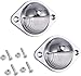 Justech 2pcs 3LEDs License Plate Light Number Plate Lights Waterproof Shock Resistant 12V 24V for Truck SUV Trailer Van, Trailers, RV, Trucks & Boats License Tags