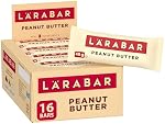 LÄRABAR Peanut Butter, Fruit and Nut Energy Bar, Pack of 16 Bars, Gluten Free, Vegan, Family Pack, Snack Bars